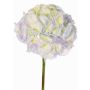 Artificial hydrangea LIRLAFY, light blue and cream, 26"/65cm, Ø8"/20cm