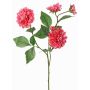Decorative dahlia branch QUINKA, pink, 70cm