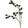 URUMA artificial blackberry branch with fruit, black, 90cm
