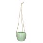 Dolomit DOMINGOS hanging basket, mint, 10/65 cm, Ø13 cm