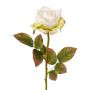 Decorative flower Rose DRINT, white, 22"/55cm