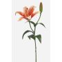 Artificial Tiger Lily MIXLON, peach-salmon, 55cm, Ø13cm