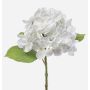 Faux hydrangea EXORIN, white, 20"/50cm, Ø6.7"/17cm