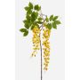 Artificial wisteria branch NISSRINE with flowers, yellow, 5ft/145cm