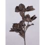 Plastic foam camellia branch RANIA, brown, 95 cm, Ø 18–22 cm