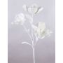 Foam camellia branch RANIA, white, 95cm, Ø18–22cm