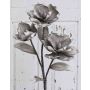 Foam camellia branch RANIA, grey, 95 cm, Ø 18–22 cm