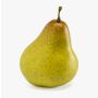 Decorative KAMALA pear, green-brown, 9.5 cm, Ø 8 cm