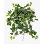 Artificial ivy hanging plant LINNEO on a support stick, crossdoor, green-white, 20"/50cm