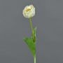 False flower tulip LURANA, white, 22"/55cm, Ø2.8"/7cm