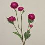 RYON fabric chrysanthemum, dark violet, 70 cm, Ø 3–5 cm