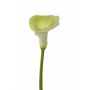 MIRAC artificial calla lily, green and white, 75 cm, 12 x 15 cm