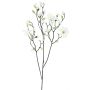 Artificial branch Magnolia NELKA, white, 4ft/125cm