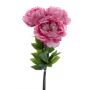 False flower Peony bunch DUDIL, pink-fuchsia, 20"/50cm
