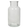 Glass bottle LORRIE, clear, 6"/16cm, Ø3.3"/8,5cm