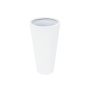 LEOPOLDO plant pot, white, 69 cm, Ø39 cm