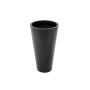LEOPOLDO plant pot, black, 69 cm, Ø39 cm