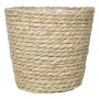 Basket planter FERMINA, beige, 7"/18cm, Ø8"/20,5cm