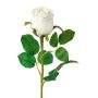 Decorative flower Rose KLONI, white, 20"/50cm