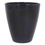 Ceramic vase TEHERAN PALAST, black, 7"/17cm, Ø5.3"/13,5cm