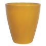 Ceramic vase TEHERAN PALAST, ocher yellow, 7"/17cm, Ø5.3"/13,5cm