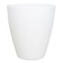 Ceramic vase TEHERAN PALAST, white matt, 7"/17cm, Ø5.3"/13,5cm