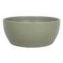 Ceramic bowl TEHERAN BRIDGE, olive green matt, 3.7"/9,5 cm, Ø10"/24,5 cm