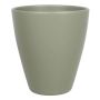 Ceramic vase TEHERAN PALAST, olive green matt, 7"/17cm, Ø5.3"/13,5cm