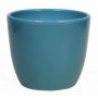 Small flower pot TEHERAN BASAR, ceramic, ocean blue, 2.6"/6,5cm, Ø3.3"/8,5cm