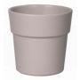 Orchid pot MARIVAN, ceramic, grey matt, 4.9"/12,5cm, Ø5.3"/13,5cm