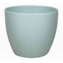 Small flower pot TEHERAN BASAR, ceramic, light turquoise matt, 3.3"/8,5cm, Ø4.1"/10,5cm