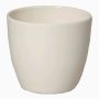 Large planter TEHERAN BASAR, ceramic, cream, 11"/29cm, Ø14"/36cm