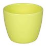 Small flower pot TEHERAN BASAR, ceramic, light yellow, 2.4"/6cm, Ø3"/7,5cm