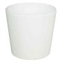 Orchid pot BANEH, ceramic, white, 4.9"/12,5cm, Ø5.3"/13,5cm