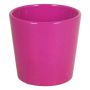 Orchid pot BANEH, ceramic, pink, 4.9"/12,5cm, Ø5.3"/13,5cm