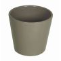 Orchid pot BANEH, ceramic, grey, 4.9"/12,5cm, Ø5.3"/13,5cm