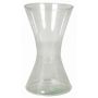 Flower vase LIZ OCEAN made of glass, clear, 9"/22cm, Ø4.9"/12,5cm