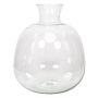 Flower vase ASUMINI made of glass, clear, 11"/28,5cm, Ø10"/24,5cm