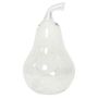 Terrarium glass YVIE in pear shape, clear, 12"/30cm, Ø7"/18,5cm