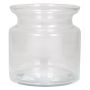 Lantern made of glass HANNA OCEAN, clear, 6"/15cm, Ø6"/15cm