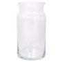 Flower vase made of glass HANNA OCEAN, clear, 11"/29cm, Ø6"/16cm