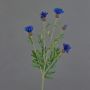 Decorative artificial cornflower ORTIGO, blue, 60cm, Ø2–6cm