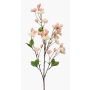 Decorative ornamental cherry branch AKEMI with blossoms, salmon, 90cm