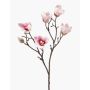 Artificial magnolia ANEU, pink, 65 cm, Ø 7–8 cm