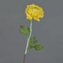ELORIO artificial ranunculus, yellow, 50 cm, Ø 10 cm
