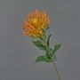 Artificial flower pincushion protea HERVAS, orange, 70cm, Ø12cm