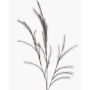 Decorative feather grass branch with panicles, YECORA, grey, 130cm