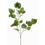 Artificial Ficus religiosa branch ASCELLA with fruit, green, 95cm