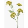Artificial yarrow branch THUBAN, yellow, 60 cm, Ø 6–7 cm