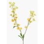 Decorative buttercup branch LOTA, light yellow, 90 cm, Ø 3–4 cm